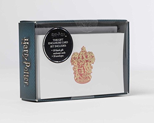 Harry Potter: Gryffindor Crest Foil Gift Enclosure Cards: Set of 10 (Harry Potter Gift Note Cards)
