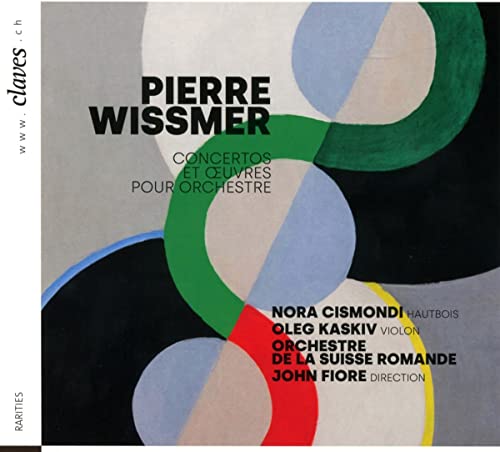 CD cover for Pierre Wissmer concertos, featuring abstract geometric shapes.