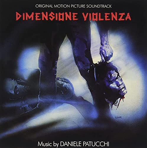 CD cover for "Dimensione Violenza" featuring a distorted, shadowy figure.