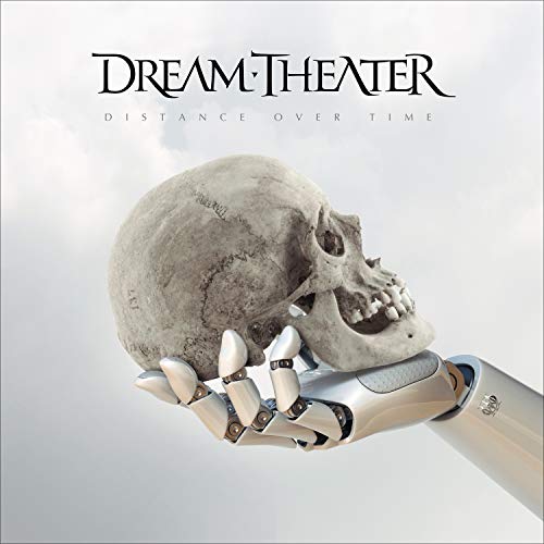 Dream Theater album cover: robotic hand holding a human skull.