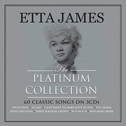 Etta James The Platinum Collection CD cover with a portrait of Etta James.