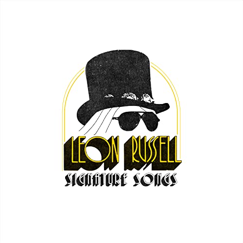 Record album cover featuring Leon Russell in a top hat and sunglasses.