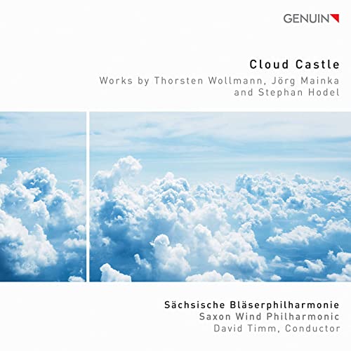 Blu-ray case with a cloudy sky image and text details composers and performers.