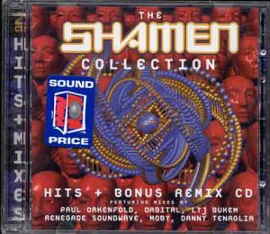 CD case for The Shamen’s “Stars on 25” remix collection, colorful design.