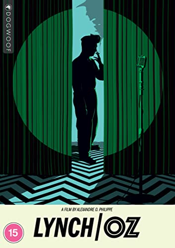 DVD cover for “Lynch/Oz” featuring a silhouetted man and microphone.