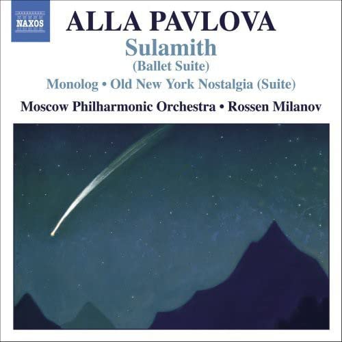 CD cover for Alla Pavlova’s “Monolog” and “Old New York Nostalgia.”