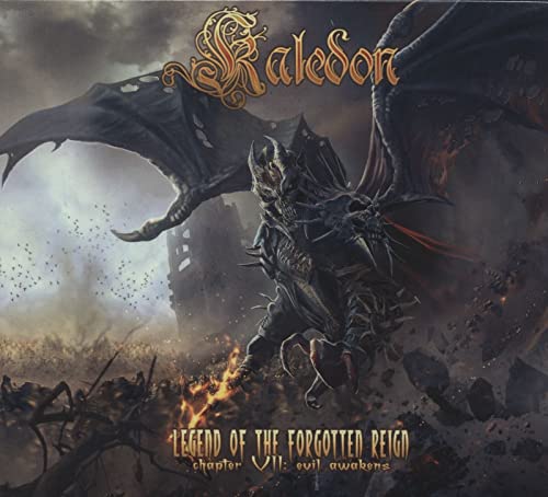 CD cover featuring a dark fantasy illustration of a dragon and warrior.