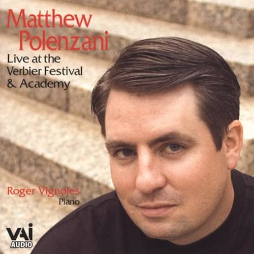 CD cover featuring portrait of pianist Matthew Polenzani.