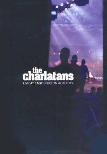DVD cover for The Charlatans’ “Live At Last” concert, silhouetted figures.