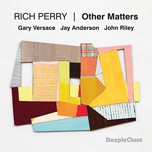 CD cover for Rich Perry’s “Other Matters” with abstract collage art.