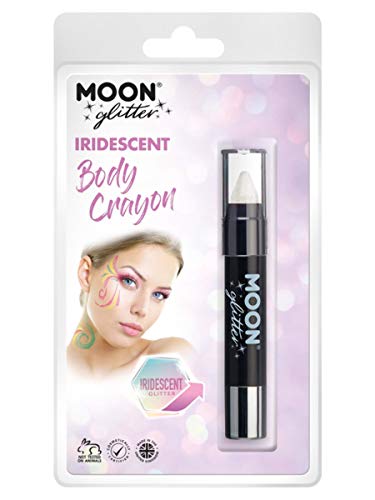Moon Glitter Iridescent Body Crayons White