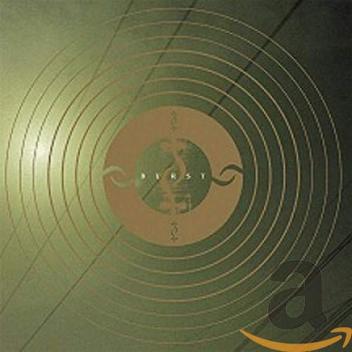 CD cover with concentric gold circles and a central emblem on olive green.