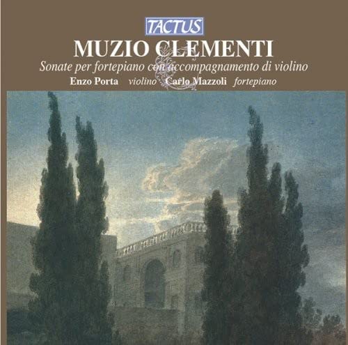 CD cover for Muzio Clementi sonatas, featuring a landscape painting.