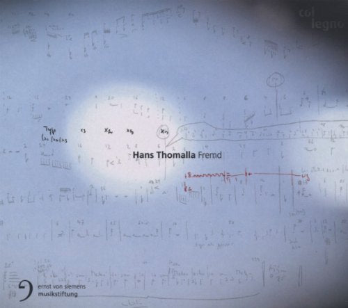 CD cover with handwritten musical notation and text "Hans Thomalla Fremd".