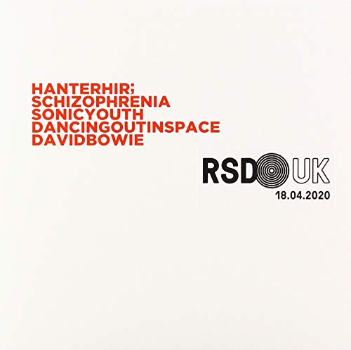 White record sleeve with red text listing artists and "RSD UK" logo.