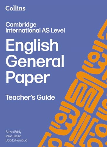 Blue book cover with white text: "Cambridge International AS Level English General Paper".