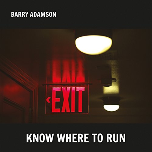 CD cover: Red "EXIT" sign glowing above a partially open doorway.