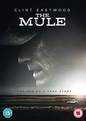 Blu-ray cover for "The Mule" featuring Clint Eastwood in a hat.