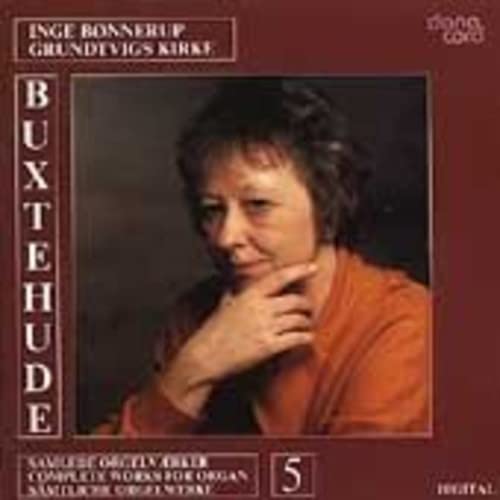 CD cover featuring a portrait of organist Inge Bonnerup.
