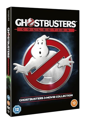 Ghostbusters DVD collection case featuring the logo and a white ghost.