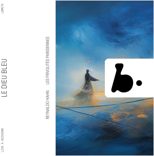 CD cover: abstract blue painting with a silhouetted figure and black shape.
