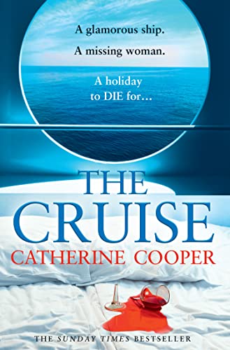 Book cover for "The Cruise" featuring a ship, red liquid, and text.
