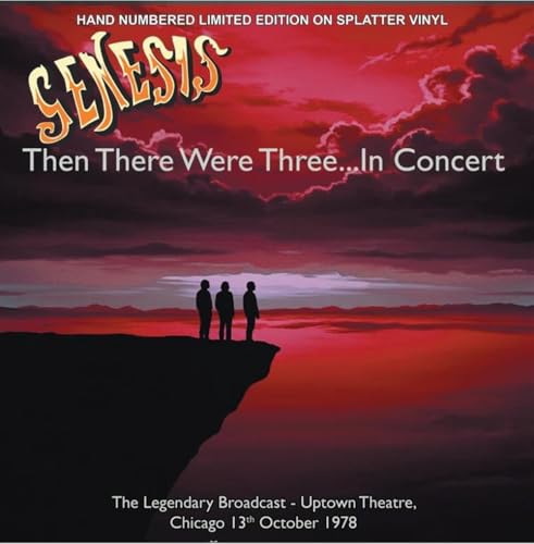 Genesis album cover: three figures silhouetted against a red sky.
