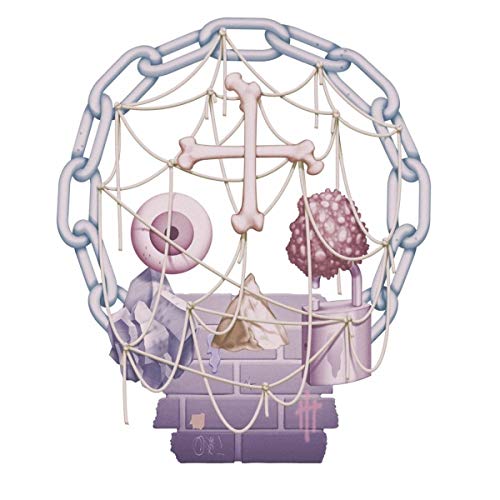 CD cover: surreal image of a chained orb with bones and an eye.
