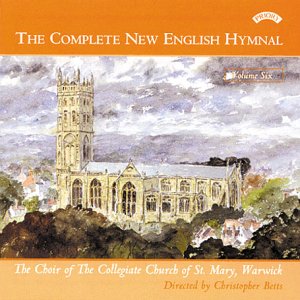 CD cover: watercolor painting of a church, text "The Complete New English Hymnal".