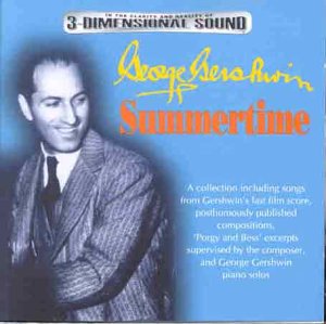 CD cover of George Gershwin’s “Summertime” featuring a portrait of Gershwin.