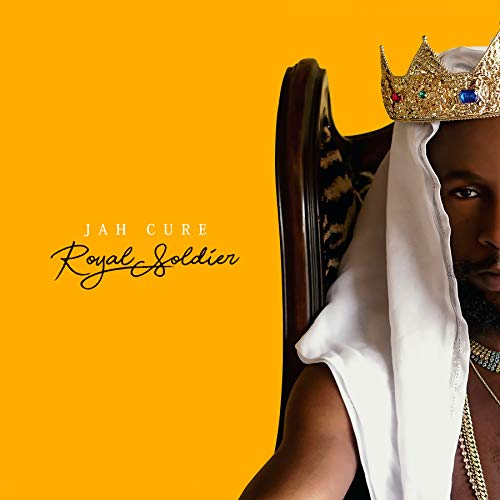 Jah Cure album cover: man with crown seated on ornate chair.
