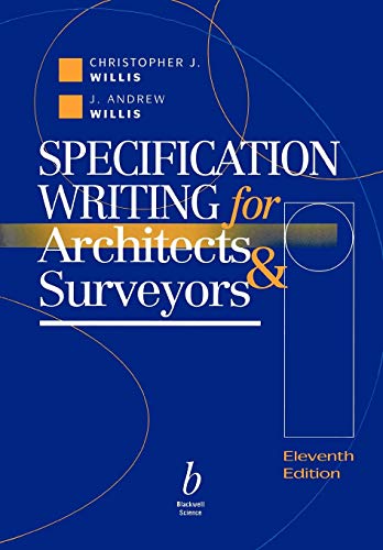 Specification Writing for Architects and Surveyors