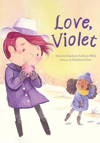 Love, Violet" DVD cover: girl with heart, another child running.
