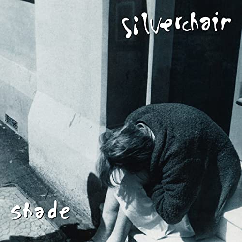 Silverchair "Shade" album cover: person hunched over in grayscale.