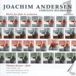 CD cover for Joachim Andersen’s “Complete Recordings, Vol. 1” featuring a conductor.