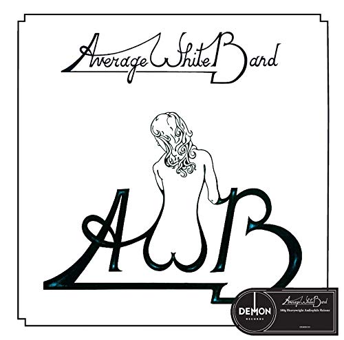 Average White Band album cover: line drawing of a woman’s back.