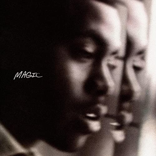 Nas’ “Magic” album cover: blurred portrait with the title “MAGIC”.