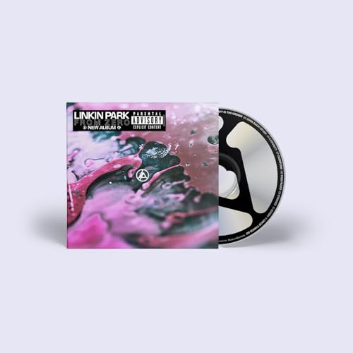 Linkin Park "From Zero" CD case and disc with pink, swirling artwork.