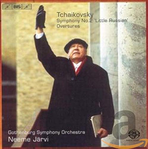 CD cover featuring conductor Neeme Järvi and text: Tchaikovsky Symphony No. 2.
