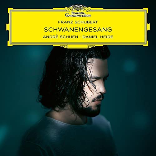 CD cover: portrait of a man with “Schwanengesang” text overlay.