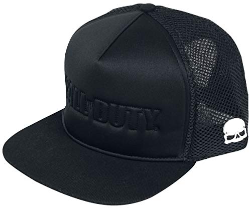 Call Of Duty - Applique Rubber Badge (Unisex Black Snapback Cap) One Size