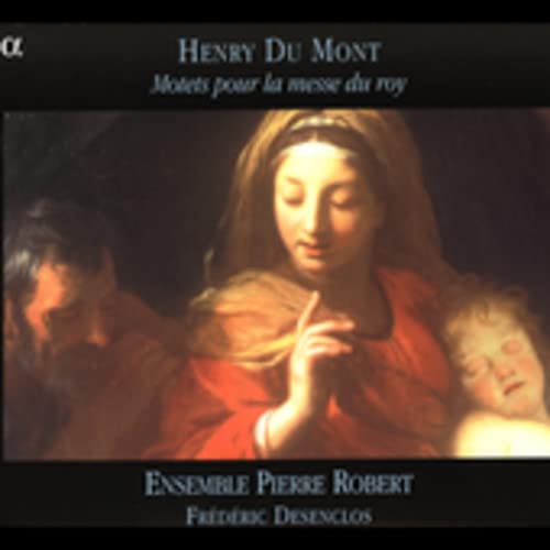 CD cover: Renaissance painting of Mary and child, musical text.