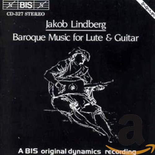 CD cover featuring a musician playing a lute, titled "Baroque Music.