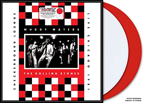 Vinyl record cover featuring The Rolling Stones and Muddy Waters, 1981.