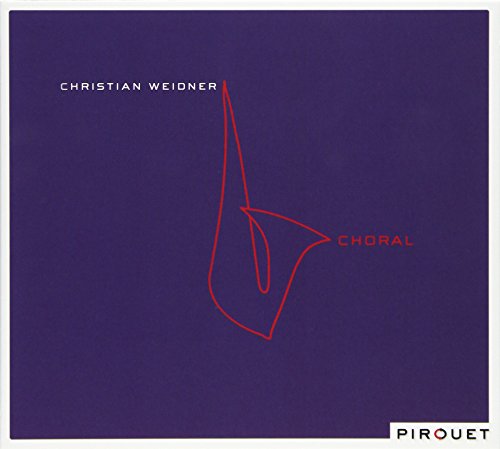Dark purple CD cover with red abstract line art and text.