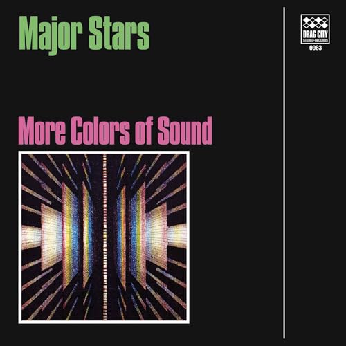 Album cover for Major Stars’ “More Colors Of Sound” with abstract art.