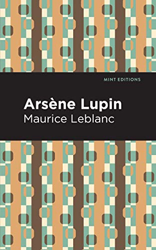 Book cover for "Arsene Lupin" by Maurice Leblanc, geometric pattern.