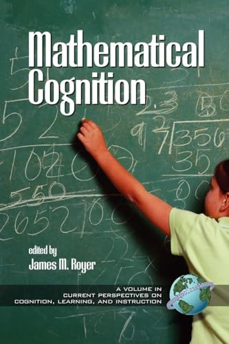 A child writes math equations on a green chalkboard on the book cover.
