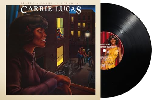 Carrie Lucas “Street Corner Symphony” vinyl record and album cover.