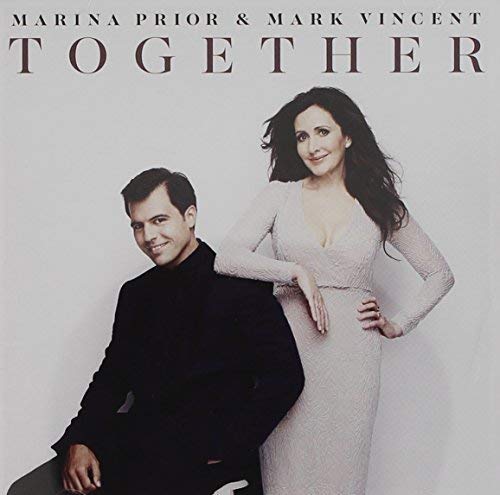 CD cover featuring Marina Prior and Mark Vincent in formal attire.